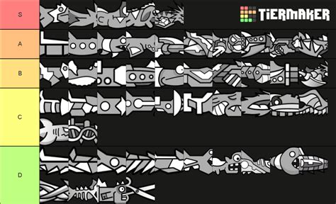 Geometry Dash Ships Tier List Community Rankings Tiermaker