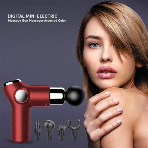 Buy Digital Mini Electric Massage Gun Massager Assorted Color Online