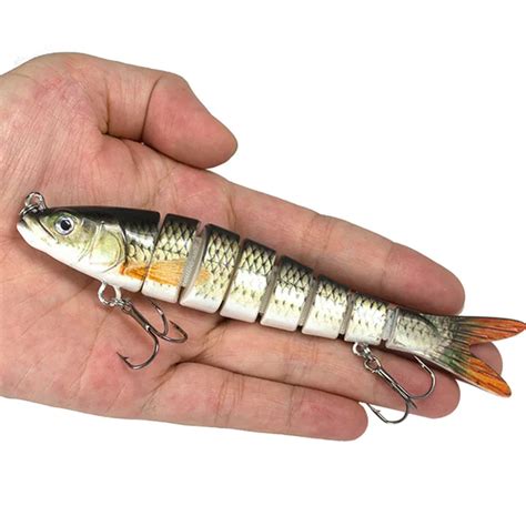 Cm Sinking Wobblers Segments Fishing Lures Multi Jointed Swimbait