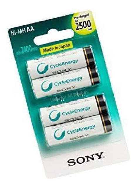 Pilhas Recarreg Vel Sony Aa Mah Original Lacrada Mercado Livre