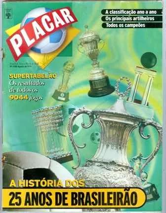 Revista Placar 1118 B História Brasileirão 25 Anos 1996 Raz