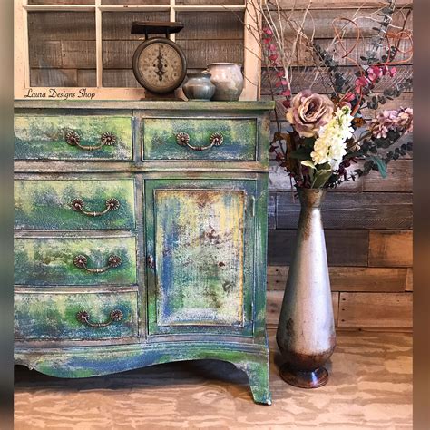 Rustic Rustic Furniture Farmtruck Green Dresser Green Furniture Shabby