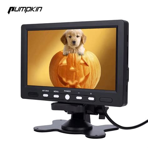 7 inch 16:9 Car TFT LCD Analog TV Stand Alone Monitor Digital Car Rear ...