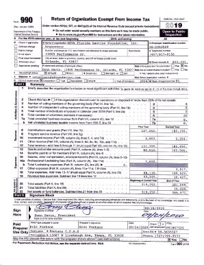 Fillable Online Return Of Organization Exempt From Income Tax Under