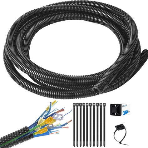 Amazon 1 2 Inch Wire Loom Split Tubing 30 Ft Cord Protector