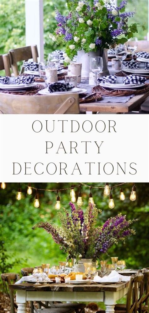 Charming Outdoor Party Decoration Ideas