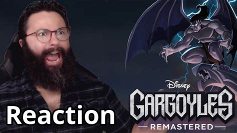 Gargoyles Remastered Official Announcement Trailer Reaction Scotty