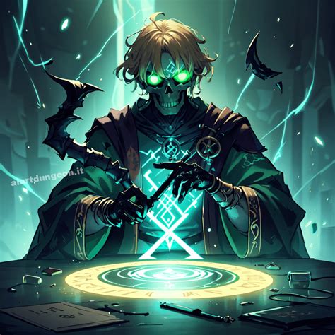 Necromancer Anime Aiartdungeon 67 Ai Art Dungeon