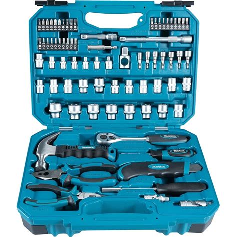 Makita 76 Piece Hand Tool Set In Plastic Case Myers Building Timber