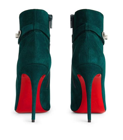 Christian Louboutin Lock So Kate Booty Suede Ankle Boots Harrods Bs