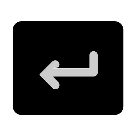 Key Return Duotone Vector SVG Icon SVG Repo