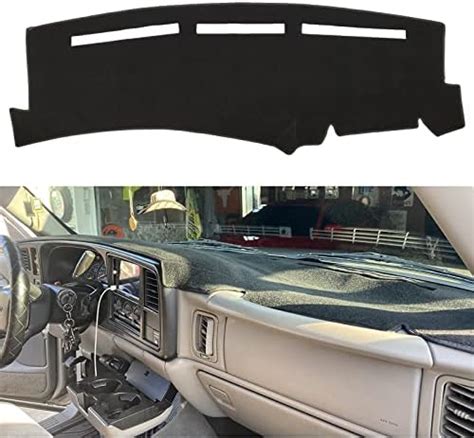 Hanlanka Dashboard Cover Dash Cover Mat Pad Compatible With 1999 2006 Gmc Sierra