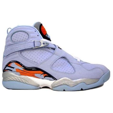 Air Jordan 8 Viii Retro Wmns Ice Blue Silver Orange Blaze 316836 401