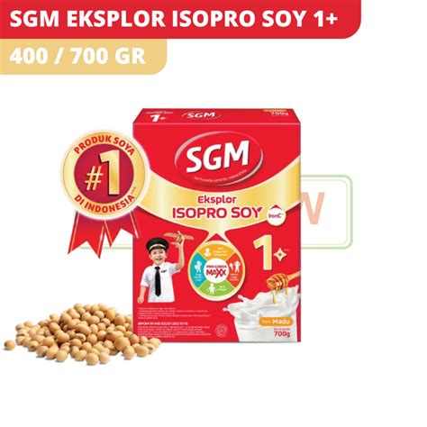 Jual SGM EKSPLOR ISOPRO SOY 1 MADU VANILA 400gr 700gr Shopee Indonesia