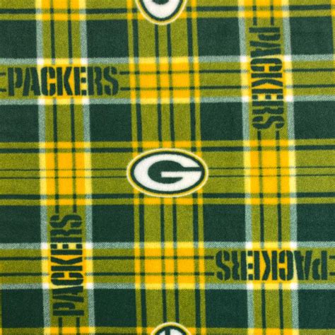 Green Bay Packers Fleece Fabric 60 Wide Nfl By The Yard