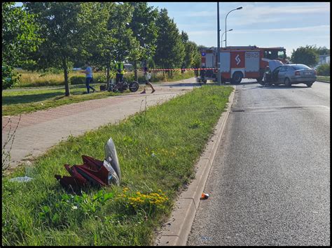 Zderzenie Samochodu Osobowego Z Motocyklem Tygodnik Siedlecki