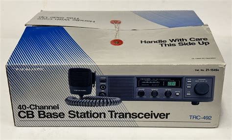 NOS Realistic Navaho TRC 492 CB Radio Base Station 40 Channel NIB EBay