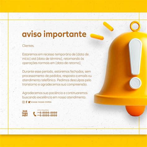 aviso importante aviso importante psd premium