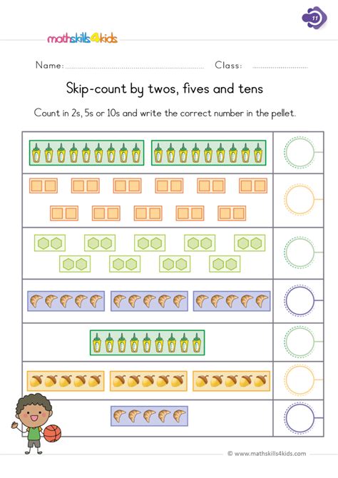 Counting Worksheets First Grade