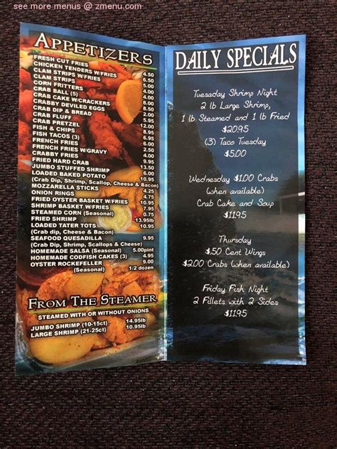 Online Menu Of Norris Seafood Restaurant Essex Maryland Zmenu