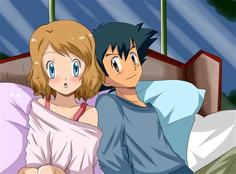 Cute Moment Of Love Amourshipping By Hikariangelove Fotos De Pokemon Imagenes De Pokemon