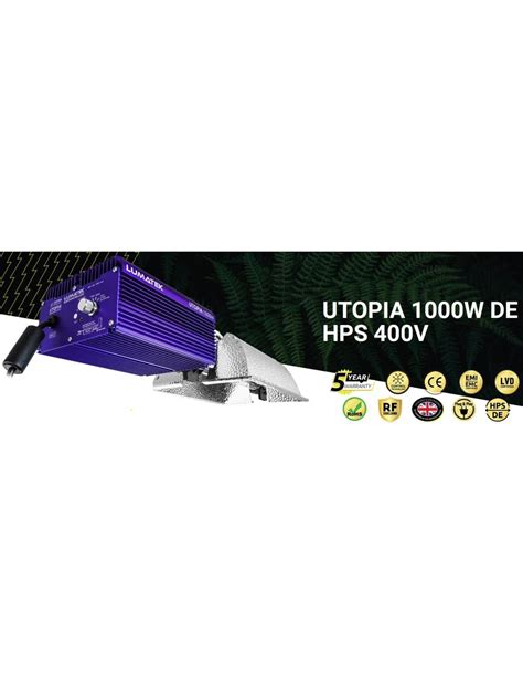 Kit Lumatek UTOPIA 400v HPS 1000W DE Sin LAMP