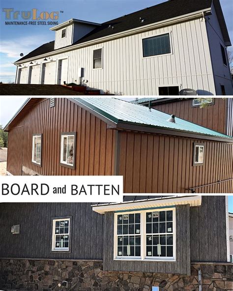 Steel Board And Batten Siding Metal Siding House Steel Siding