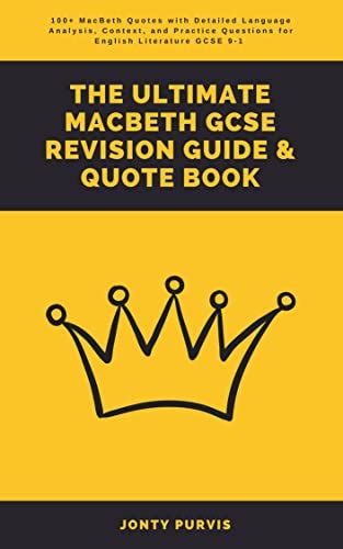 The Ultimate MacBeth GCSE Revision Guide Quote Book 100 MacBeth