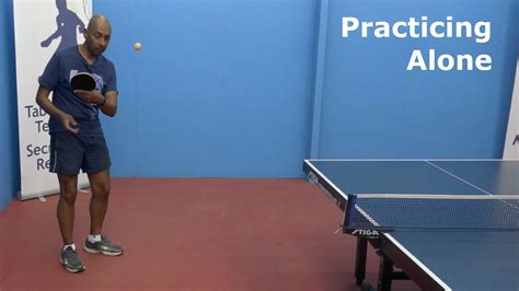 Practicing Alone Table Tennis Pingskills Youtube