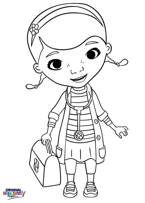 Doc Mcstuffins Coloring Page Wecoloringpage The Best Porn Website