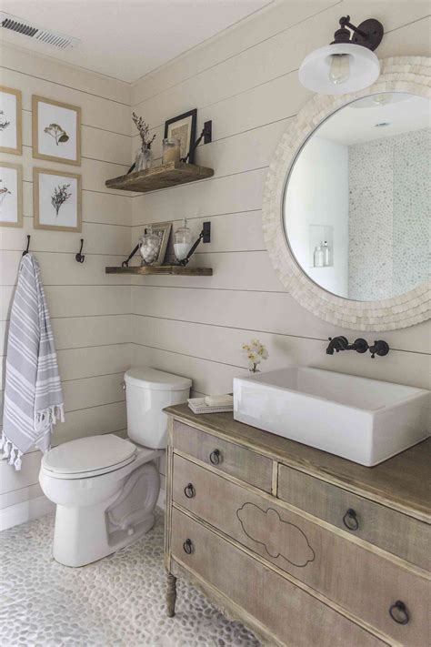 Rustic Chic Modern Farmhouse Bathrooms