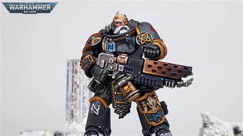 Space Wolves Infernus Marine Diorama Warhammer K Youtube