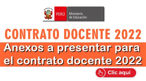 Anexos Para El Contrato Docente Mathtic