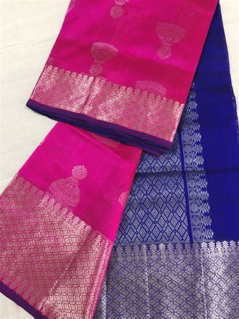 Kuppadam Pattu Sarees With Kanchi Border