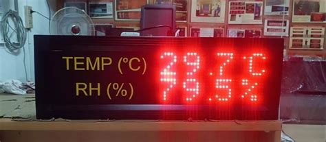 Led Temperature And Humidity Display Board At ₹ 12499piece Led Display