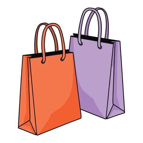 shopping bag cartoon icon cute shopping bag   cheerful design