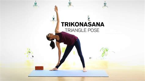 How To Do Trikonasana Triangle Pose Youtube