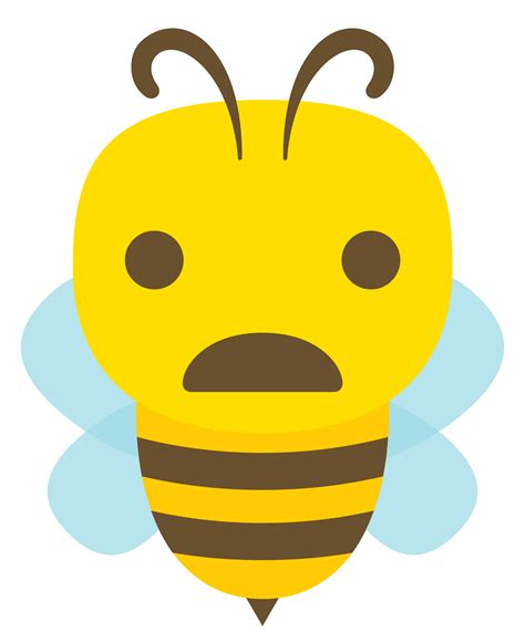 Emoji bee cartoon sad 1202945 PNG