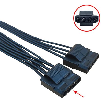 COMeap 6 Pin To 3X 4 Pin Molex Hard Drive HDD Power Adapter Cable Only