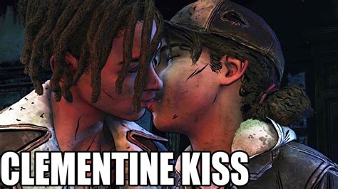 Clementines Romance Clem Kisses Louis The Walking Dead Final Season Episode 2 Youtube