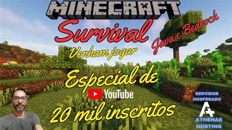 Especial Mil Inscritos Minecraft Survival Inscritos Java E