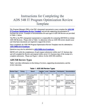 Fillable Online Usaid Instructions For Completing The IT Program