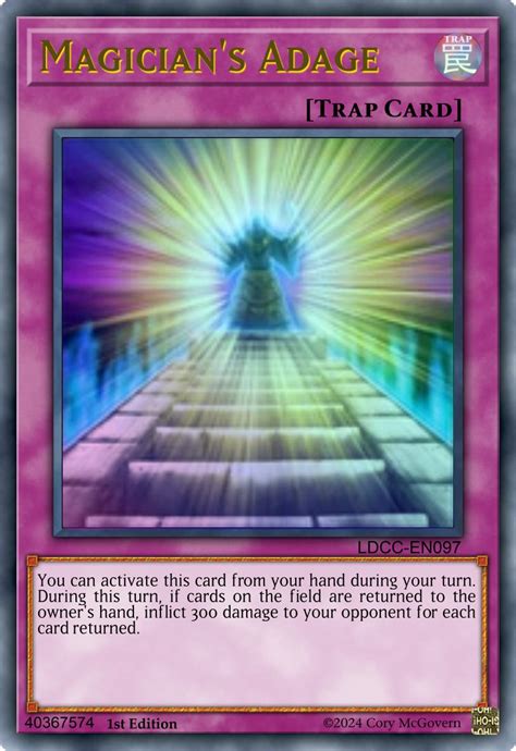 Magicians Adage Cardcustom Yu Gi Oh Custom Think Tank Wiki