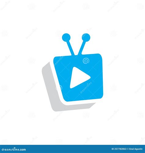 TV Television Channel Icon Logo Design Stock Vector - Illustration of ...