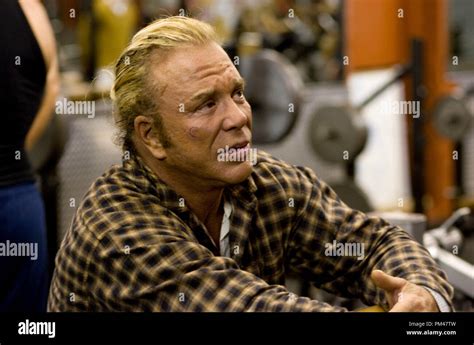 Mickey Rourke in "The Wrestler" 2008 Stock Photo - Alamy