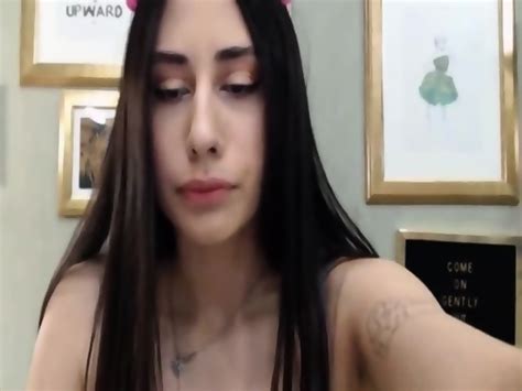 Brunette Babe Show Delightful Desires