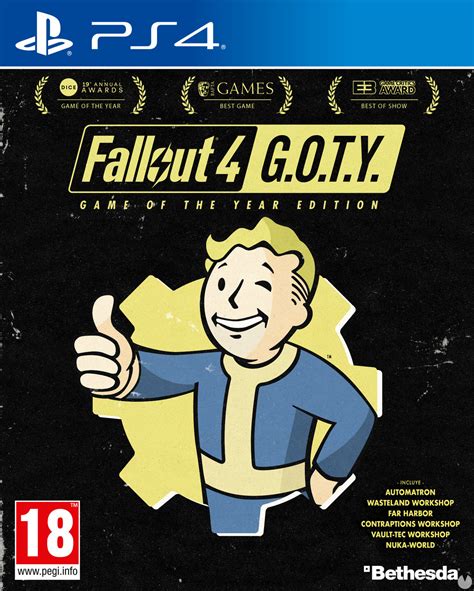 Fallout 4 Game Of The Year Edition Videojuego PS4 PC Y Xbox One