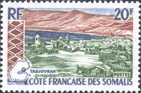 Maps on Stamps : French Somaliland | A Database of Cartophilately