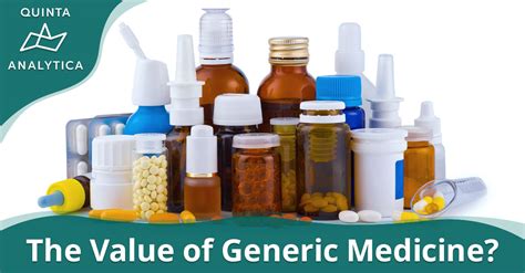 The Value of Generic Medicine 