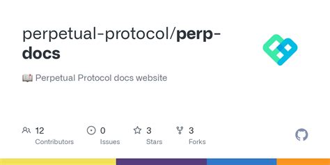 Github Perpetual Protocol Perp Docs Perpetual Protocol Docs Website